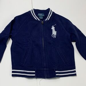 Polo by Ralph Lauren Kids Blue Jacket with White Accents